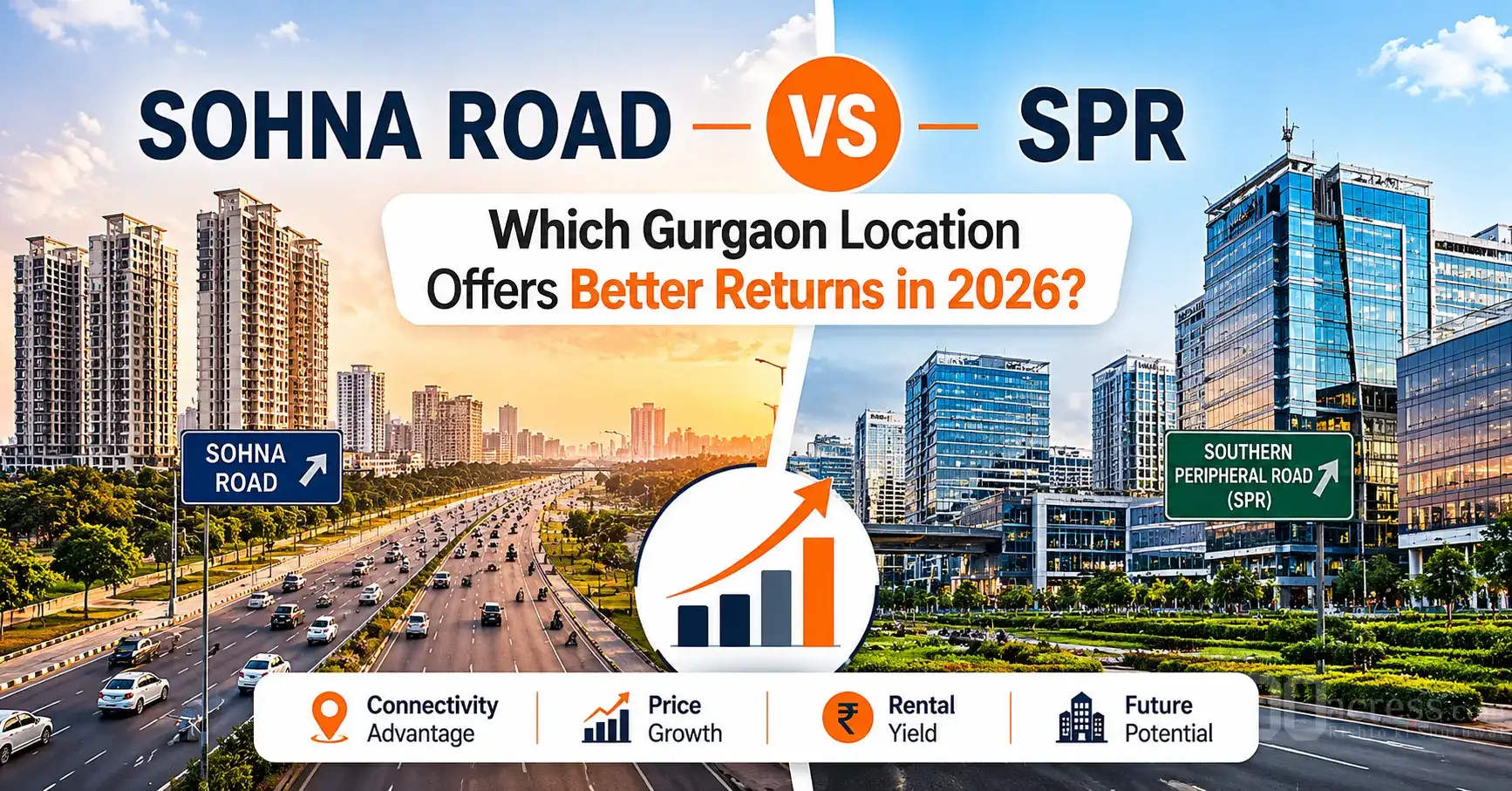 Sohna Road vs SPR: Which Gurgaon Location Offers Better Returns in 2026?