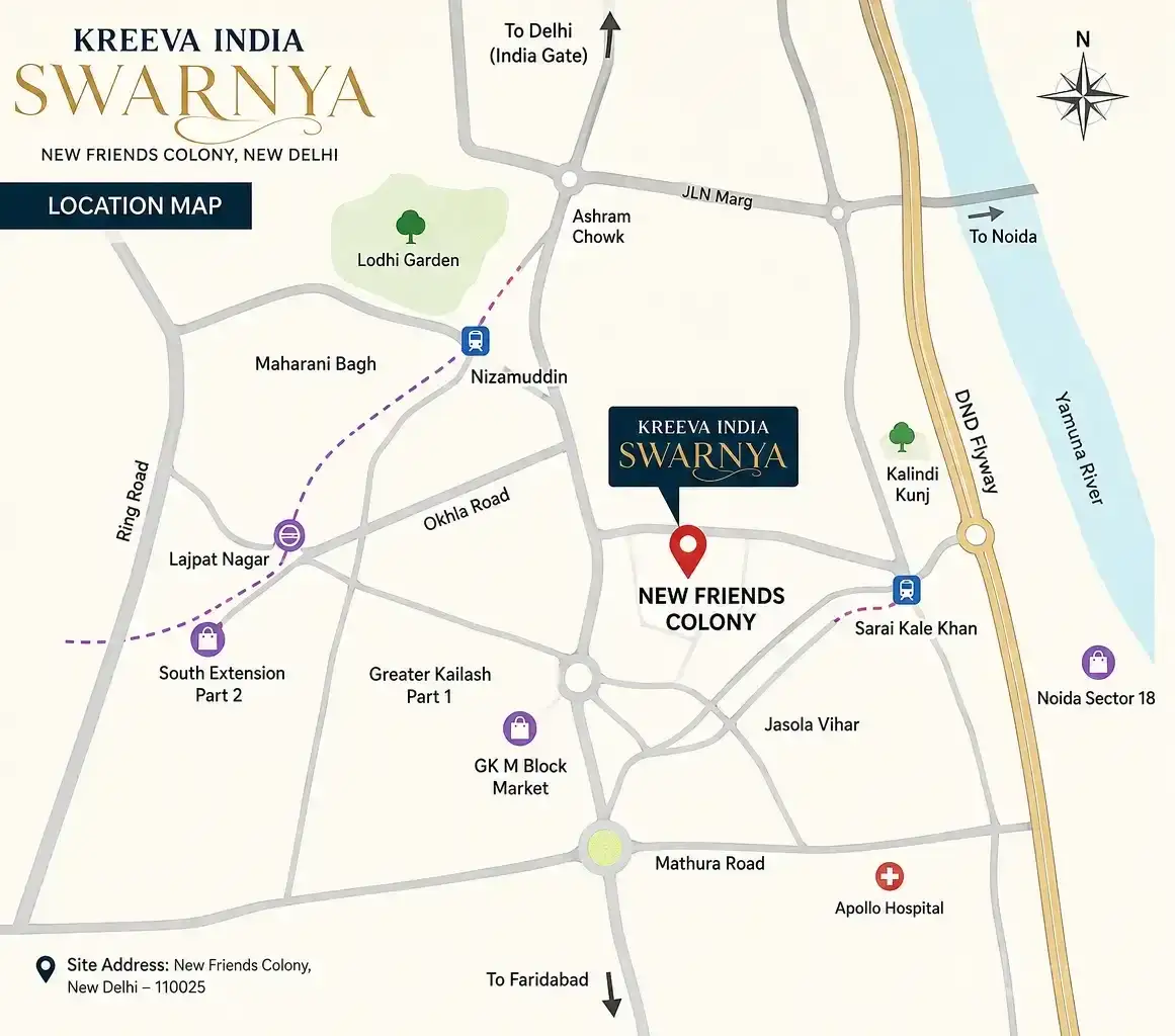 Kreeva Swarnya Location Map