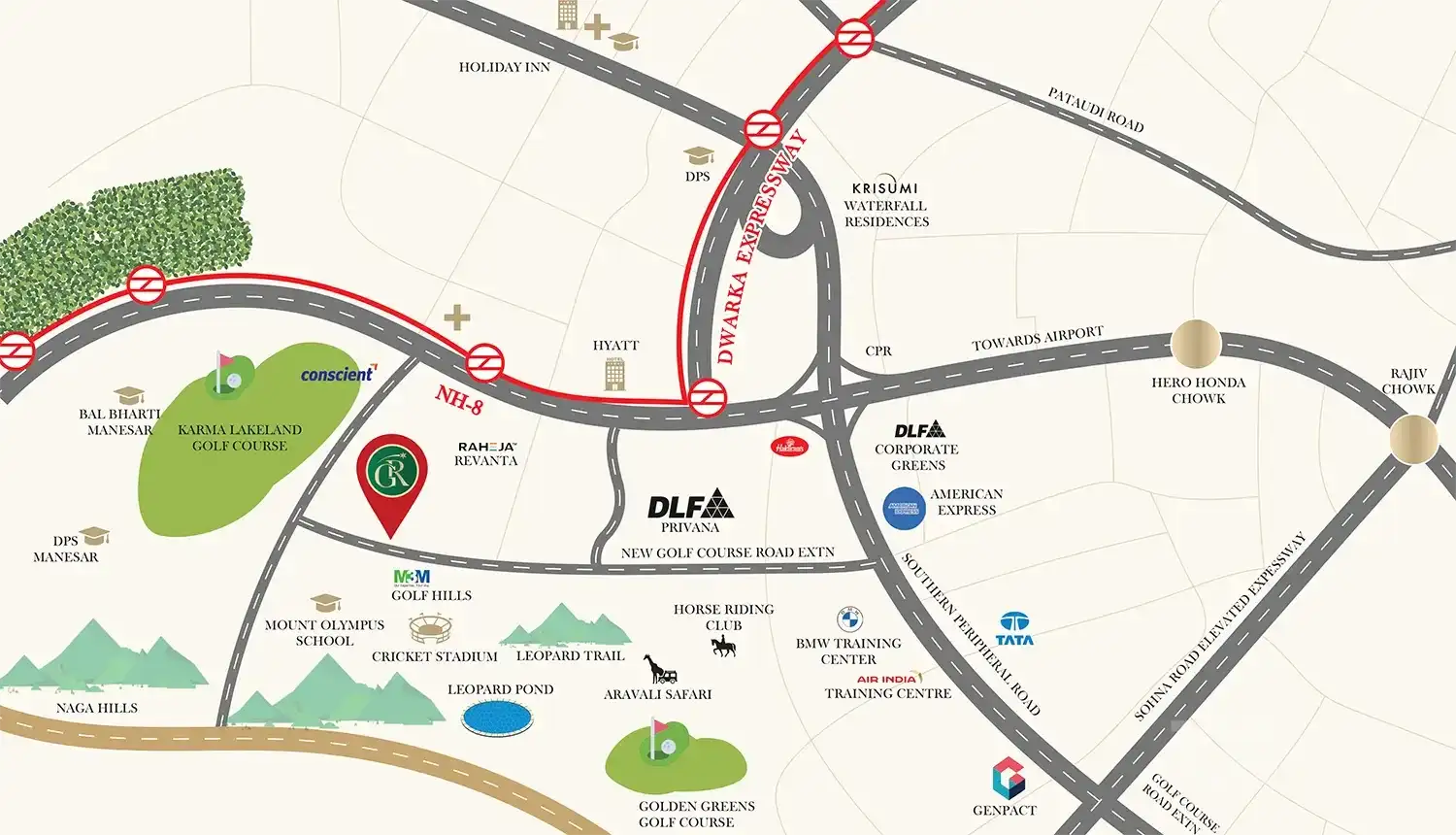 Hercules Grace Resilviaa Location Map