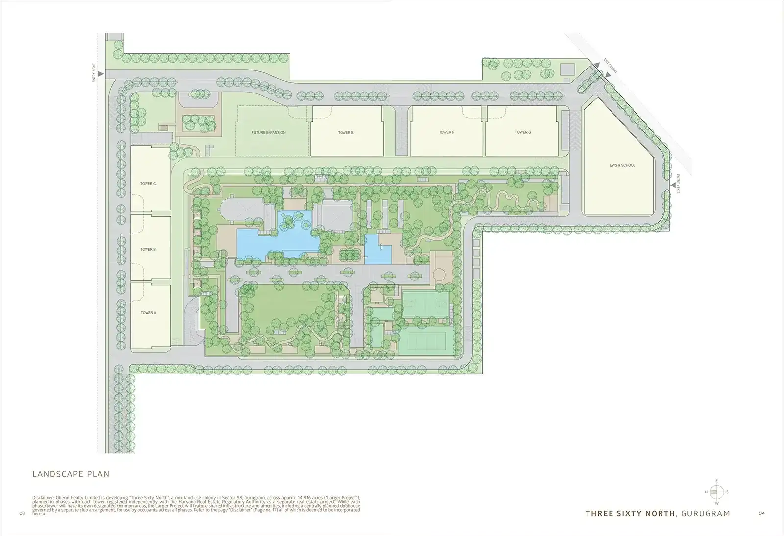 Master Plan Oberoi Three Sixty North