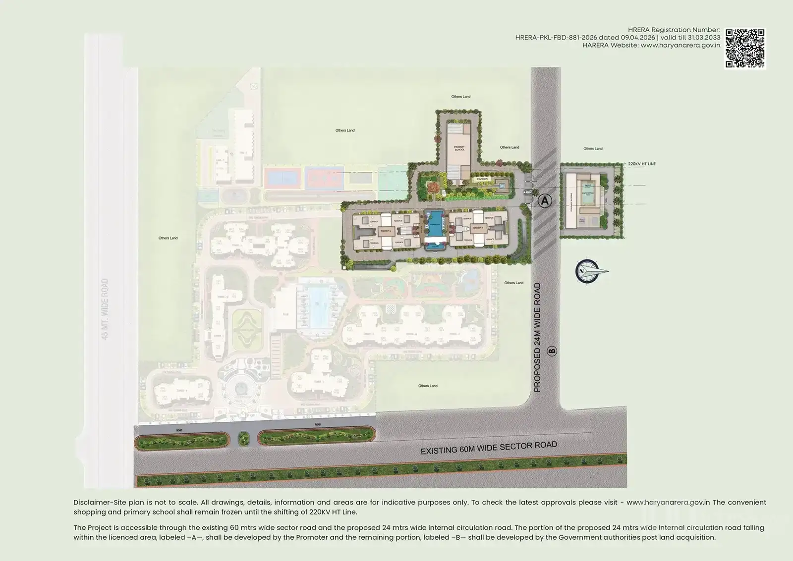 Master Plan BPTP Skynest Towers