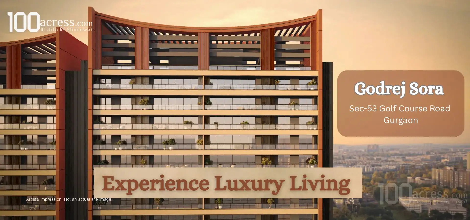 Godrej Sora Sector 53 Gurgaon – Luxury Living on Golf Course Road