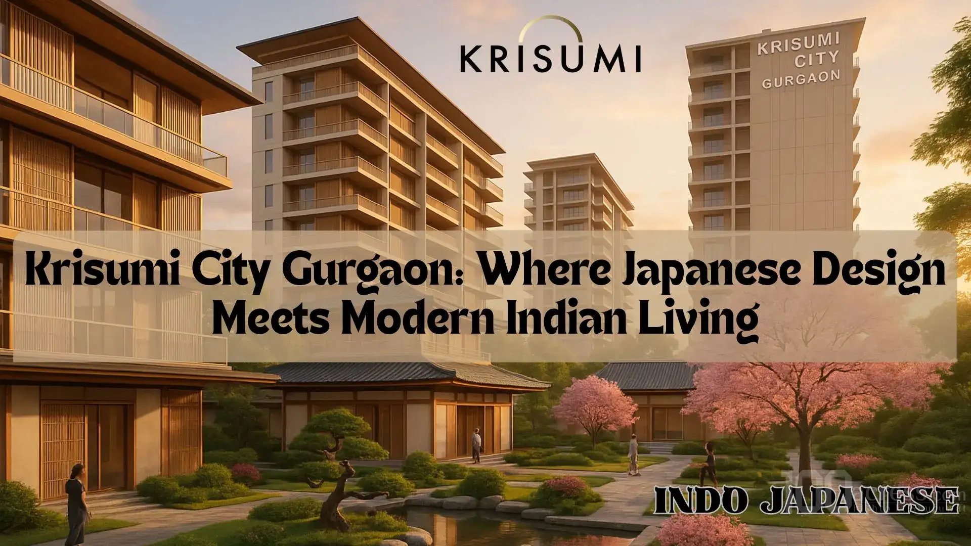 Krisumi City Gurgaon: Where Japanese Design Meets Modern Living