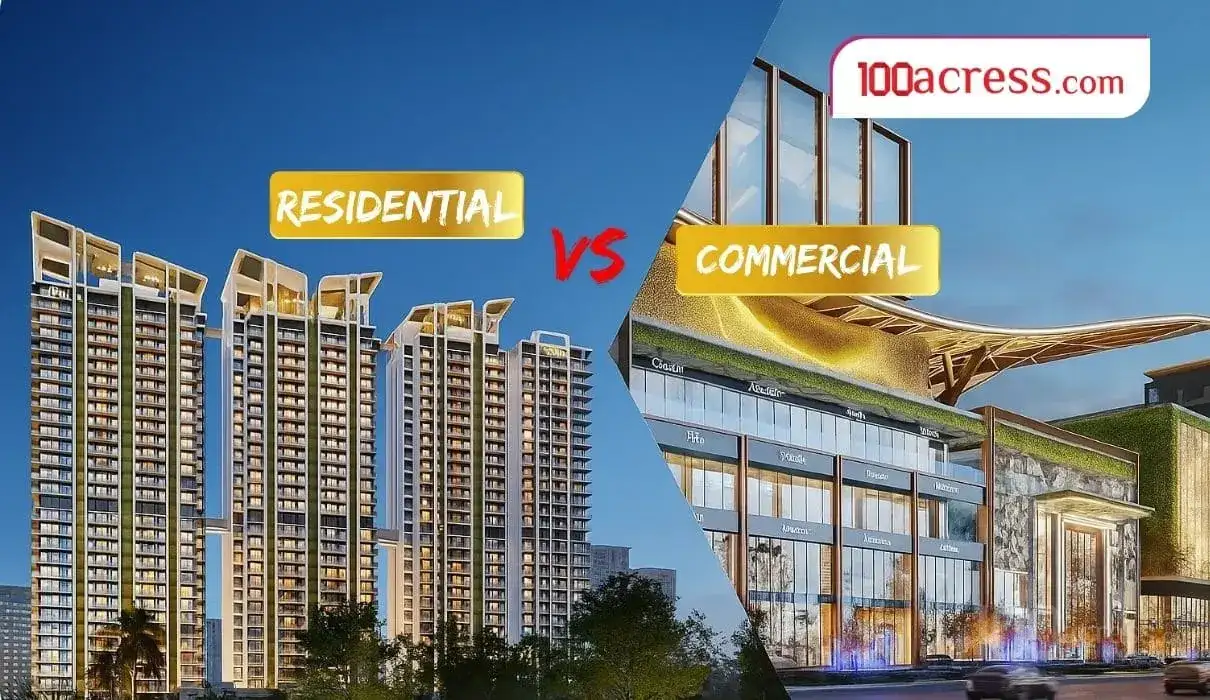 Residential vs Commercial Property in Gurgaon.