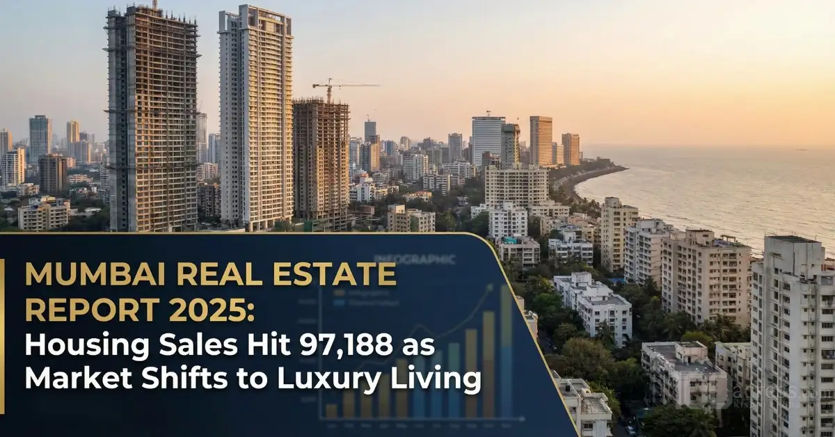 Mumbai Real Estate Report 2025: Housing Sales Hit 97,188 as Market Shifts to Luxury Living