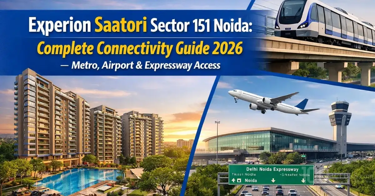 Experion Saatori Sector 151 Noida: Metro, Airport & Expressway Connectivity Guide 2026